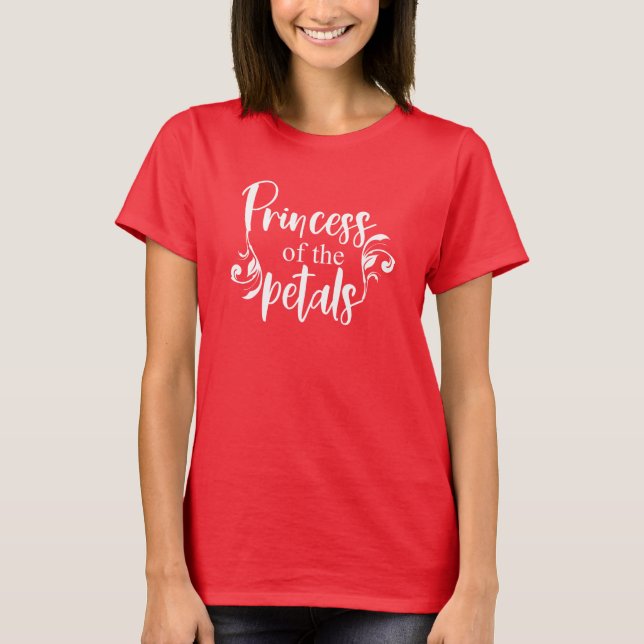 Camiseta Cita floral sobre la floristería de Petals (Anverso)