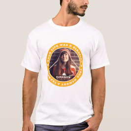 Camiseta Cita funeraria conmemorativa clásica foto Keepsake