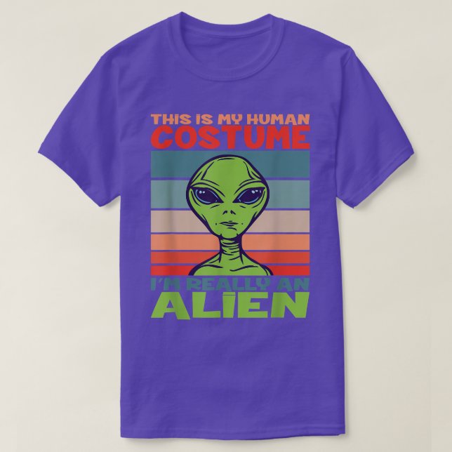 Camiseta Cita graciosa Ciencia ficción Alien Ufo prendas 72 (Diseño del anverso)