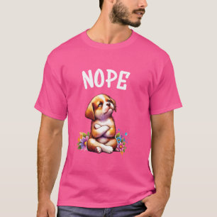 Camiseta Cita graciosa de Havanés Nope Lazy Mascota Para Lo