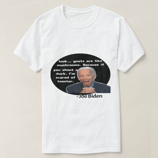 Camiseta Cita graciosa de Joe Biden (Diseño del anverso)