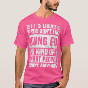 Camiseta Cita Graciosa De Kung Fu Para Hombres Y Mujeres Gu