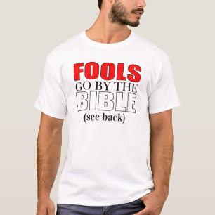 Camiseta cita graciosa de la biblia cristiana