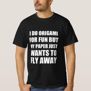 Camiseta Cita graciosa de origami