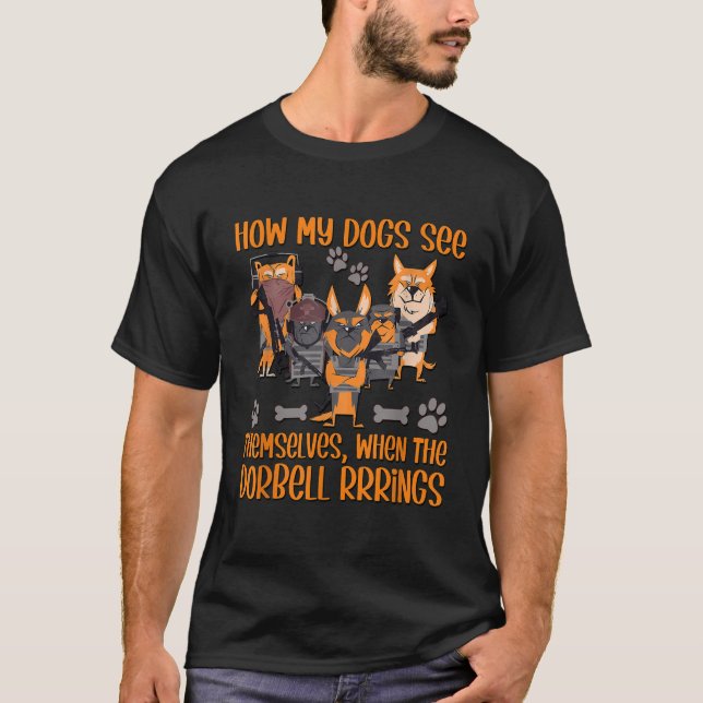 Camiseta Cita Graciosa De Perro Para Hombres Y Mujeres Mili (Anverso)
