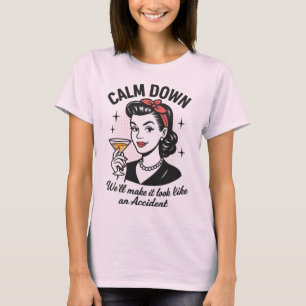 Camiseta Cita graciosa de Retro Apacible