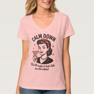 Camiseta Cita graciosa de Retro Apacible