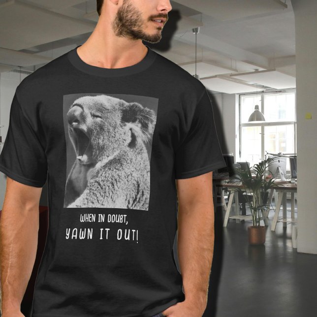Camiseta Cita graciosa de Yawning Koala (Subido por el creador)
