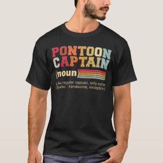 Camiseta Cita graciosa del capitán Pontoon