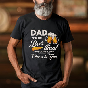 Camiseta Cita graciosa del día del padre papá tu eres más b