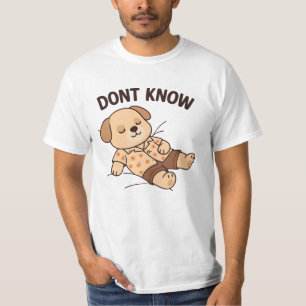 Camiseta Cita graciosa del oso lindo - No conoces el humor 