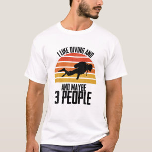 Camiseta Cita Graciosa Para Bucear Me Gusta El Buceo Y Quiz