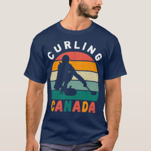 Camiseta Cita graciosa para curling lover amante canadá cur