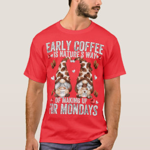 Camiseta Cita Graciosa Para Mujeres Y Mamá Con Café M