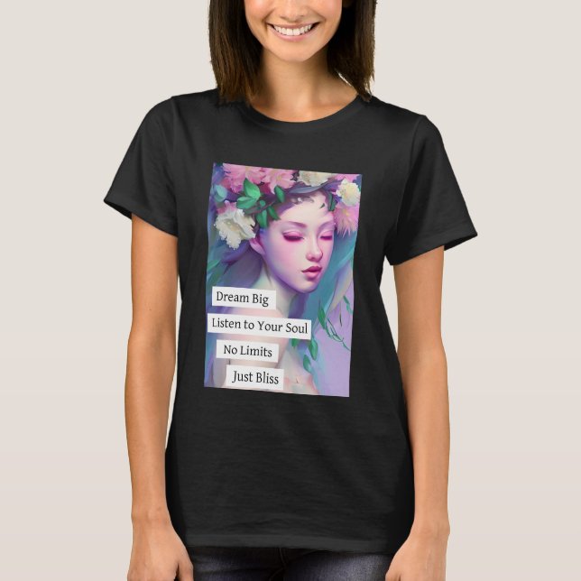 Camiseta Cita grande y Inspiradora de sueño para hija (Anverso)