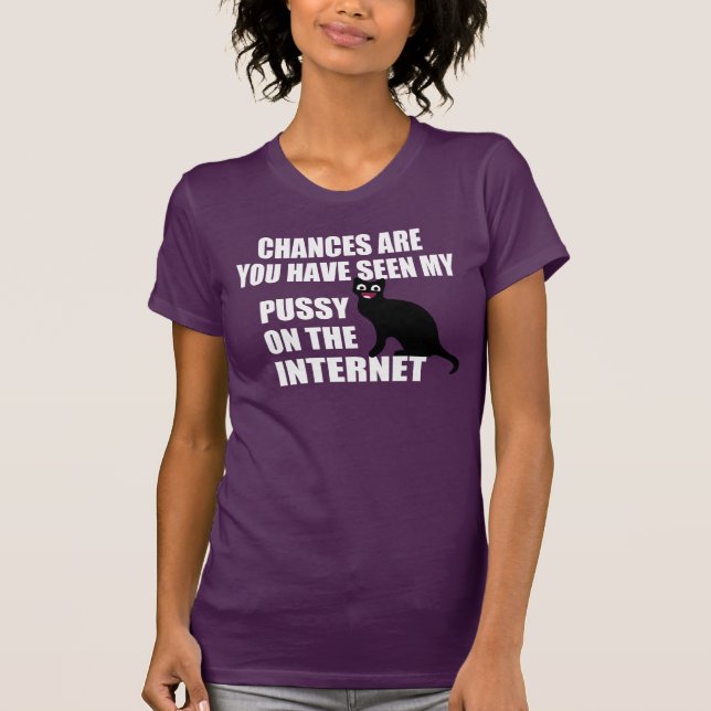 Camiseta Cita hilarante del gato (Anverso)