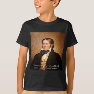 Camiseta Cita humorística de Davy Crockett "Yendo a Texas"
