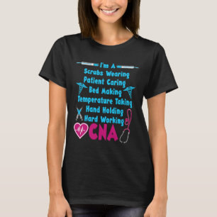 Camiseta Cita humorística divertida de CNA Enfermería orgul