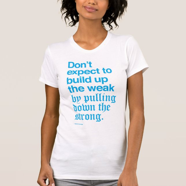 Camiseta Cita I de Calvin Coolidge (Anverso)