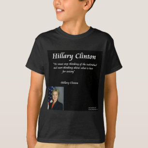 Camiseta Cita "individual" de Hillary Clinton