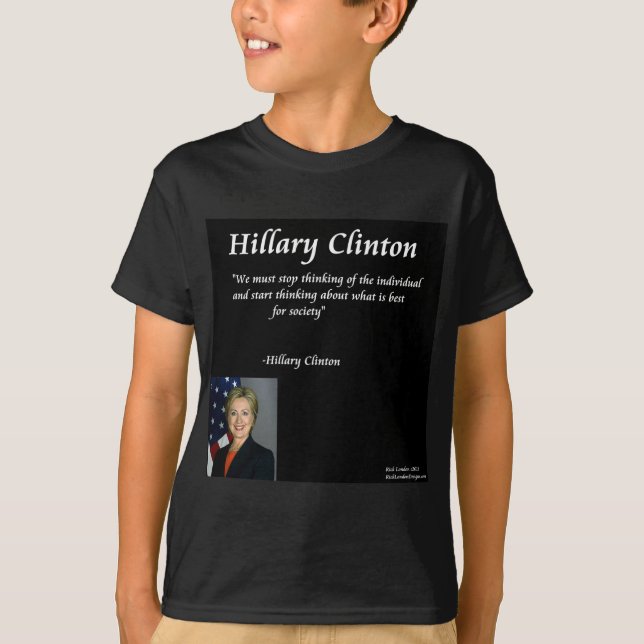 Camiseta Cita "individual" de Hillary Clinton (Anverso)