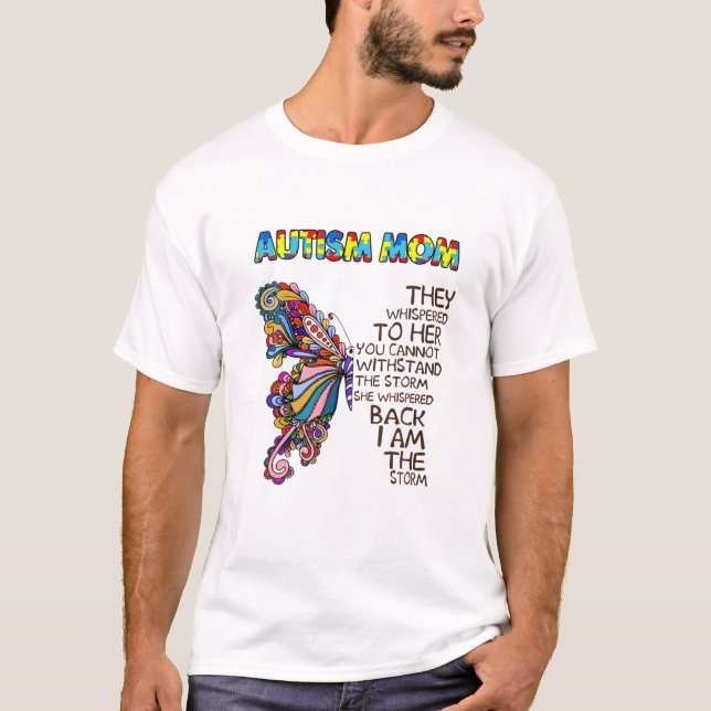Camiseta Cita inspiradora Autismo Mamá Autismo Sensibilizac (Anverso)