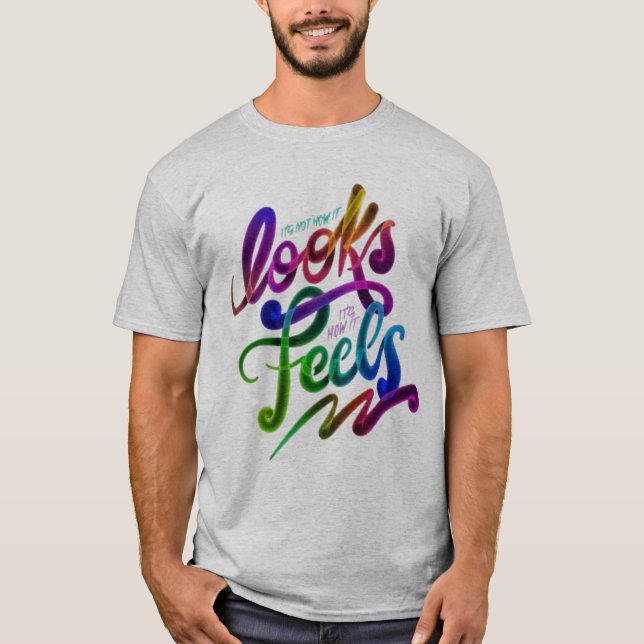Camiseta Cita Inspiradora colorida (Anverso)