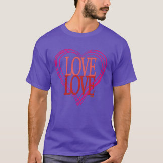 Camiseta Cita Inspiradora de Amor Amor