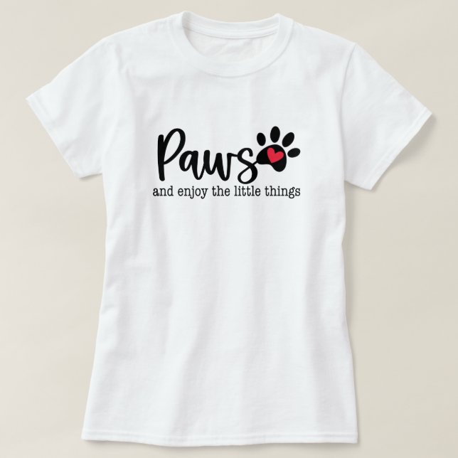 Camiseta Cita Inspiradora de amor de perro (Diseño del anverso)