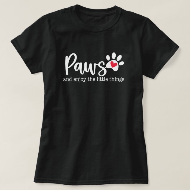 Camiseta Cita Inspiradora de amor de perro (Diseño del anverso)