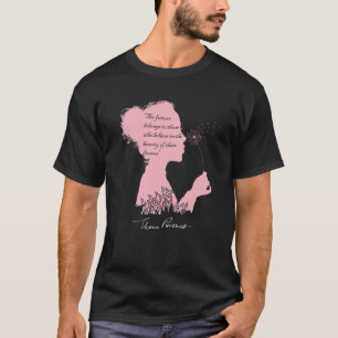 Camiseta Cita Inspiradora de Eleanor Roosevelt con un suspi