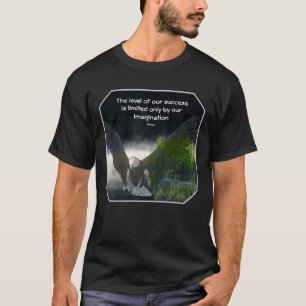 Camiseta Cita inspiradora de éxito de águila calva 