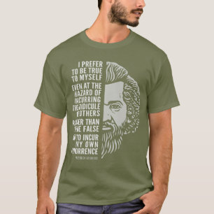 Camiseta Cita Inspiradora de Frederick Douglass Fiel a