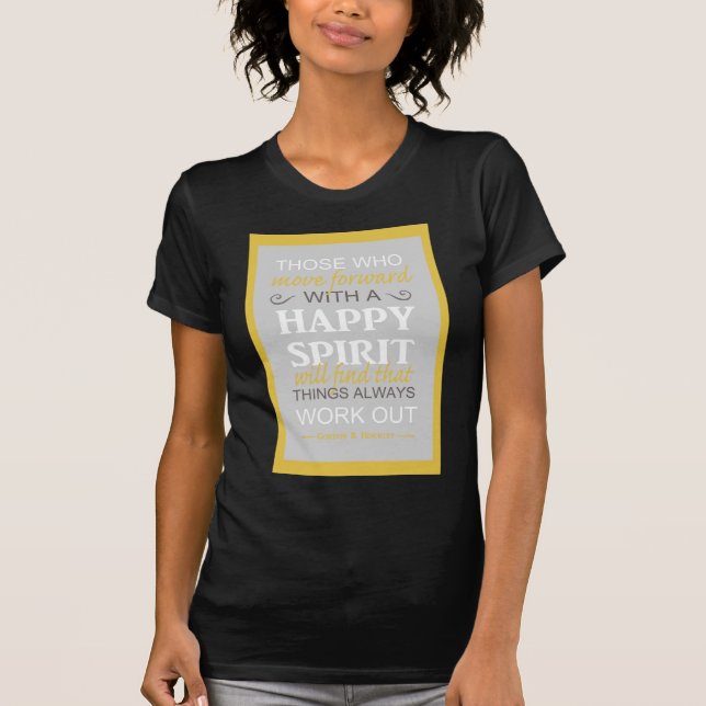 Camiseta cita inspiradora de gordon b hinckley lds (Anverso)