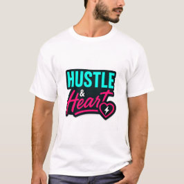 Camiseta Cita Inspiradora de presupuesto de corazón y agita