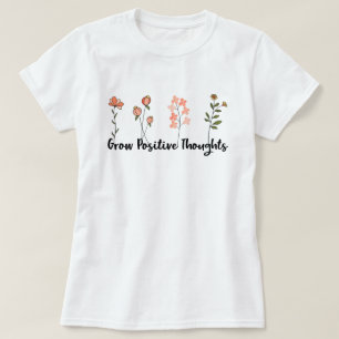Camiseta Cita Inspiradora de Wildflowers