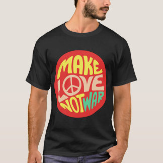 Camiseta Cita inspiradora. Haz que el amor no sea Pegatina 