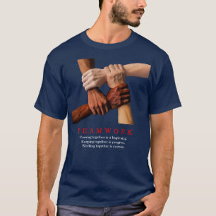 Camiseta Cita Inspiradora motivacional de trabajo en equipo