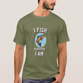 Camiseta Cita Inspiradora "PESCO LUEGO EXISTO"