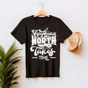 Camiseta Cita inspiradora tipografía