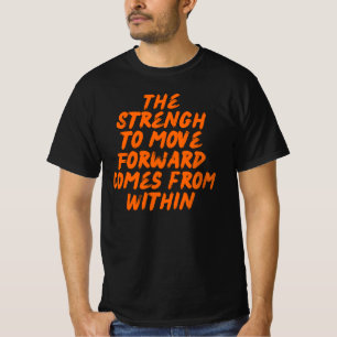 Camiseta Cita Inspiradora Tipografía Minimalista