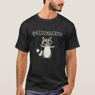 Camiseta Cita irónica Cute Raccoons Vida silvestre de los a