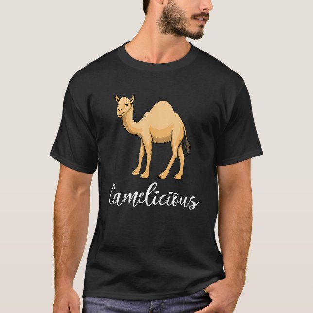 Camiseta Cita irónica de Camelicious Wildlife Animal Cute (Anverso)