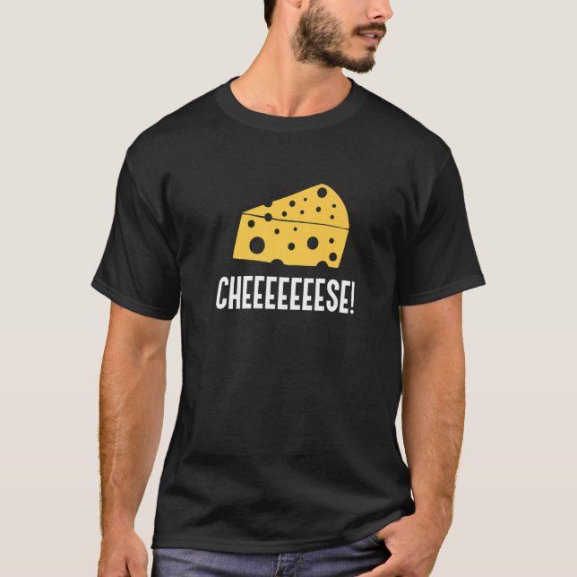 Camiseta Cita irónica de queso para un queso con queso (Anverso)