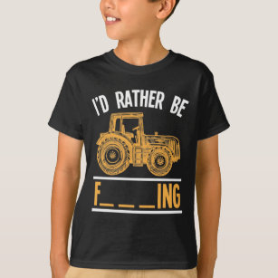 Camiseta Cita mala para agricultor de tractores sarcásticos