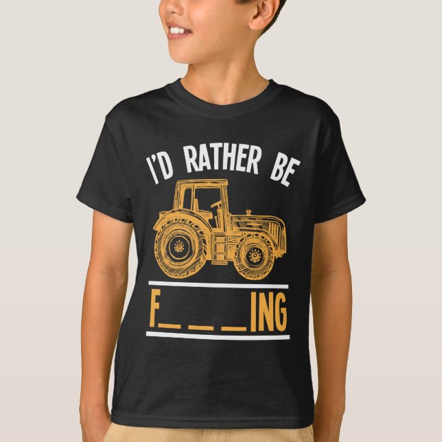 Camiseta Cita mala para agricultor de tractores sarcásticos (Anverso)