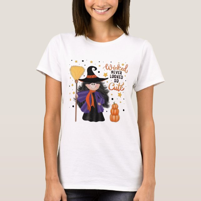 Camiseta Cita malvada de Halloween malvada (Anverso)