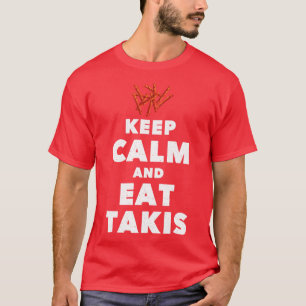 Camiseta Cita Mantengan la calma y Coman Comer Comidas Comi