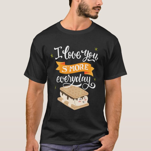 Camiseta Cita más fuerte acampada Glamando alimentos para l (Anverso)