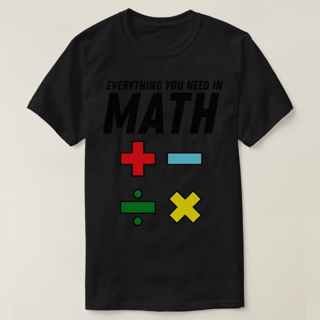 Camiseta Cita matemática divertida Mathemacher 1 (Diseño del anverso)